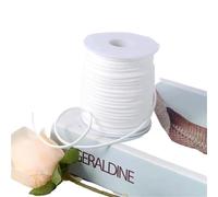 Cordón de cuero de gamuza sintética, 4 rollos, 45m/rollo, cintas decorativas de flores DIY, paquete de joyería, suministros de cinta de terciopelo(6)
