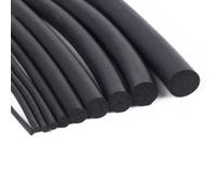 Cordón De Esponja Redondo De 5m, Barra De Espuma Negra, Tira De Sellado De Ajuste De Junta De Goma Sólida De 2,3mm 2,5 3 4 5mm, 1 Uds.(2.3Mm 5M)