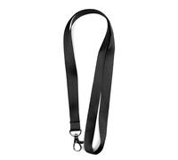 Cordón de gargantilla - Cordón de puerta para insignia, para eventos, empresas, grupos, color negro