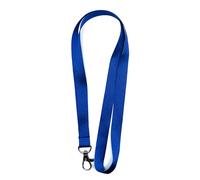 Cordón de gargantilla - Cordón de puerta para insignias - para eventos, empresas, grupo (azul)