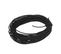 Cordón de Goma, Cuerdas expansoras de 6 mm × 15 m, Cuerda tensora Resistente a la Intemperie, para Acampar, Lona para Remolque, Transporte de mercancías Negro