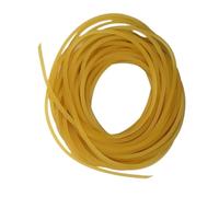 Cordón de Goma de Pesca Hilo de Pescar elástico Amarillo 2 a 4 mm diámetro, Cuerda elástica for Cebo, Goma Alta Resistencia, 1 Unidad(3.5mmx10m)