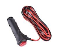 Cordón De Lámpara De Techo De Coche De Cobre 1.5M Adaptador | Salida de 10A, entrada/salida de voltaje dual, conexión rojo/negro, compatible con lámpara decorativa