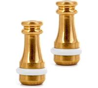 Cordón de latón macizo con peso de estor romano con anillo de goma, cable ciego, asa de extracción, interruptor para colgar la cocina para luz de baño, persianas y ventiladores de techo, paquete de 2.