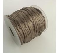 Cordón de macramé Cuerda de macramé con Nudo Chino de 2 mm, Hilo Satinado, Multicolor, 10-225 Metros(814 Coffee,100meters Roll)