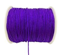 Cordón de macramé Hilo de Nailon for macramé de 0,5-1,5 mm, Multicolor, for Pulseras con Nudo Chino y Manualidades.(13,0.5mm 10yards)