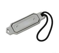 Cordón de mochila de liberación rápida para equipo de senderismo con sistema de tracción de un segundo y accesorio de envoltura completa (gris)