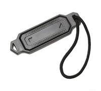Cordón de mochila de liberación rápida para equipo de senderismo con sistema de tracción de un segundo y accesorio de envoltura completa (negro)