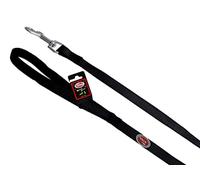 Cordón de Nailon con Mango Forrado de Neopreno, Neopreno Comfort Talla S - 1,5 cm (120 cm), Negro, L-Neo-Black-S