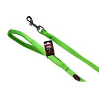 Cordón de Nailon con Mango Forrado de Neopreno, Neopreno Comfort Talla S - 1,5 cm (120 cm), Verde Claro, L-Neo-Lightgreen-S