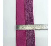 Cordón de Nylon plano elástico, Banda elástica de nailon - Multicolor - 25-50 mm de ancho - 1-3 metros de largo(RoseRed 40mm,2Meters)