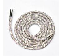 Cordón de repuesto, Cordón de repuesto con diamantes de imitación multicolor de 120 cm y 6 mm(Multicolor)