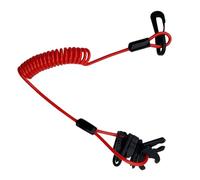 Cordón de seguridad, mata motores fueraborda, parada marina, cordones de seguridad resistentes para barcos con 7 llaves, correa de motores fueraborda resistentes a la intemperie para la mayoría de