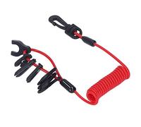 Cordón de seguridad para interruptor de motor de barco, parada de emergencia para Mercruiser, material de poliuretano resistente, diseño, compatibilidad universal, conveniente