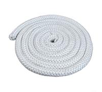 Cordón de sellado para estufas de leña y chimeneas, junta de puerta de horno de fibra de vidrio con pegamento, se adapta a estufas de pellets y hornos industriales, tamaño múltiple 8/10/12/14/16 mm de