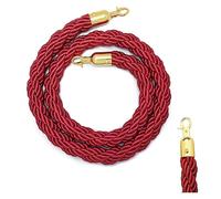 Cordón de separación, Cuerda torcida de barrera de cola gruesa y resistente, cuerda de barreras colgantes de seguridad for restaurantes/hoteles/cines