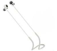 Cordón de silicona antipérdida para auriculares Sony WF-C700N, resistente al desgaste, compacto, 10 x 10 x 1 cm, blanco o negro (blanco)