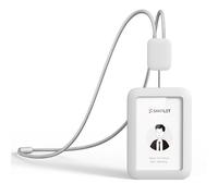 Cordón de silicona para tarjetas de identificación con cordón retráctil, hebilla de seguridad, múltiples ranuras para tarjetas para personal de oficina/empleados, protector duradero para tarjetas de