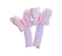 Cordón de teléfono para el pelo, diadema de mariposa para niña, soporte elástico para coleta de caballo, accesorios de peinado