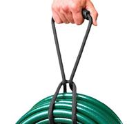 Cordón de transporte de manguera: mango de jardín duradero, lazo de sujeción reforzado, cinturón de nailon ajustable, organizador de tubos para exteriores, colgador de utilidad de carga pesada