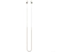 Cordón Deportivo Seguro para Samsung para galaxy para buds 3 Pro(white) | Silicona duradera, protección contra golpes, uso diario intenso, ergonómico, para fácil limpieza