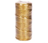 Cordón dorado de 0.5 mm y 100 m, cuerda plateada para manualidades, cuerda de oro rosa, cuerda de bronce para manualidades, cinta roja para envolver, cordón de poliéster para hacer joyas, cuerda fina