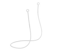 Cordón Earplugs, 48cm Cordón Taponesde Silicona Tapones para los Oídos con Cable para Tapones para los Oídos con Puntas Desmontables(Blanco)