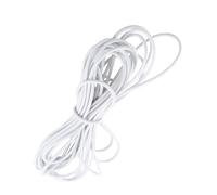Cordón elástico, 5M / 10 M Cuerda elástica fuerte Elástica Cuerda de amortiguación Amarre Artesanía de bricolaje, Durable para paseos en bote, Vela, Prendas de vestir, (5mm×10M-White)