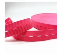 Cordón Elástico Con Agujeros, Bandas elásticas de punto for ojales, 20mm ancho, 2 yardas, Multicolor, for costura artesanal cintura(8)