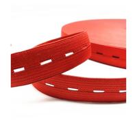 Cordón Elástico Con Agujeros, Bandas elásticas de punto for ojales, 20mm ancho, 2 yardas, Multicolor, for costura artesanal cintura(22)