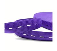 Cordón Elástico Con Agujeros, Bandas elásticas de punto for ojales, 20mm ancho, 2 yardas, Multicolor, for costura artesanal cintura(Color20)