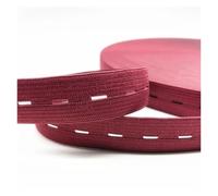 Cordón Elástico Con Agujeros, Bandas elásticas de punto for ojales, 20mm ancho, 2 yardas, Multicolor, for costura artesanal cintura(13)