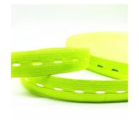 Cordón Elástico Con Agujeros, Bandas elásticas de punto for ojales, 20mm ancho, 2 yardas, Multicolor, for costura artesanal cintura(12)