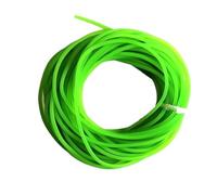 Cordón Elástico Cuerda elástica roja/Negra de 2, mm x 10 m, Correa Goma Flexible for Fijar Boyas Pesca, Cuerda (1 Unidad)(Green)