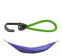 Cordón elástico de Bungee | Cordones de Pequeñas Correas de Campamento, Correas de Viaje para Escalar, Supervivencia, mochilero, liviano con Gancho Corto de Viaje Corto