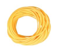 Cordón elástico de Pesca Cuerda elástica for Pesca de 2,5 mm diámetro, Resistente a Las heladas, for en Hielo, Cuerda Goma Maciza (1 Unidad)(Yellow,2M)