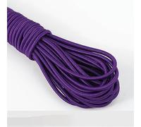 Cordón elástico redondo de 2,8 mm x 10 metros for manualidades de costura, 1 unidad, 25 colores(Deep purple)