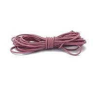 Cordón elástico redondo de 2 mm de colores for costura DIY, accesorios de cuerda de banda elástica alta, 5 m, 1 unidad(Deep purple)