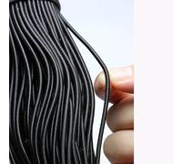 Cordón elástico redondo for costura, manualidades con abalorios, accesorios for bandas de goma, 1 unidad, 1-4 mm, 5-80 m(2.0 mm (15 m long))