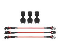 Cordón elástico táctico, Puerto de inserción rápida, Accesorio Extensible, Correa de fijación, Equipo MOLLE organizado, 3 uds.(RD)