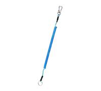 Cordón en espiral, 30 piezas, cordón for llaves, pesca, cuerda perdida, cadena, bobina elástica, alambre de sujeción, resorte bloqueable for llaves, billetera, teléfono móvil(Blue,1.2m)