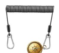 Cordón en Espiral de, cordón en Espiral de Acero Inoxidable para, Cuerda de extensión de Seguridad Resistente para Herramientas de mar Profundo, Palas de Kayak