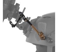 Cordón NVG para Casco Estilo Fast, Lanyard Elástico Ajustable Anti-Pérdida con Clips, Accesorio Ligero para Airsoft(Brown)