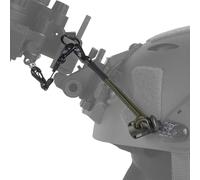 Cordón NVG para Casco Estilo Fast, Lanyard Elástico Ajustable Anti-Pérdida con Clips, Accesorio Ligero para Airsoft(Green)