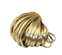 cordón para hacer joyas, Cordón Cuero Plano 10M Trenzado PU Multicolor(D,3mm)