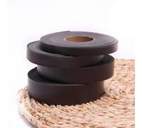 cordón para hacer joyas, Cordón Cuero PU Trenzado Plano 10m 10-25mm Multicolor(Dark Coffee,10mm)