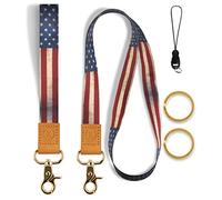 Cordón para llaves, cordón para cuello y muñeca, llavero para tarjeta de identificación, llavero, cartera, crucero, escuela, cordón de bandera para agradecimiento al profesor, conmemoración, día del
