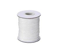Cordón para persianas romanas de 1,5 mm y 2 mm en color blanco (2 mm, 20 metros)
