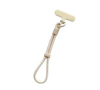 Cordón para teléfono celular, Correa de muñeca universal ajustable for teléfono móvil, corta y colorida, for accesorios funda celular(Beige)