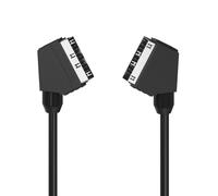 Cordón peritel, enchufe macho - enchufe macho, 1,25 m, negro